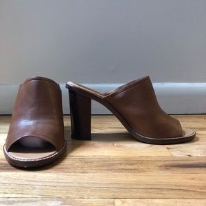 J. CREW Leather Mules